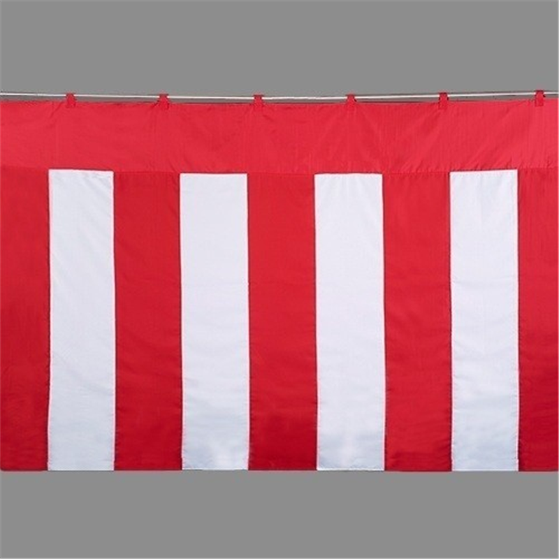 エスコ EA983JP-12A 9000x1800mm[5間] 紅白幕(ポリエステル・防炎) 1枚 （ご注文単位1枚）【直送品】