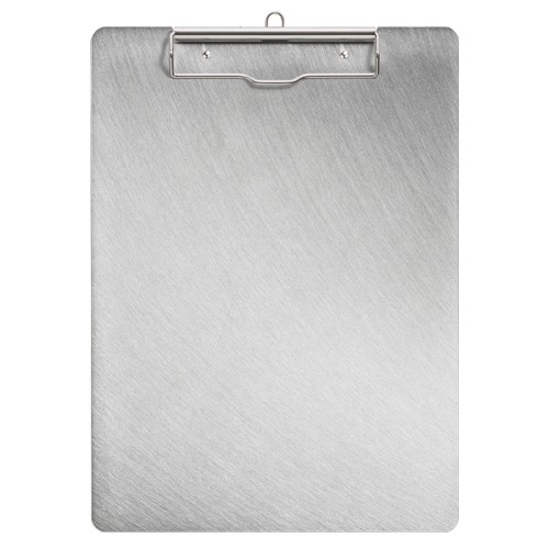 エスコ EA762DA-260 240x330mm/A4 クリップボード(ステンレス製) 1枚 （ご注文単位1枚）【直送品】