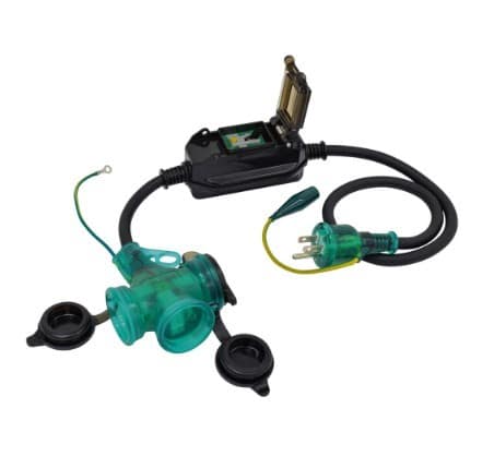 エスコ EA940MH-11A 15A/1m 漏電保護プラグ(防雨型) 1本 （ご注文単位1本）【直送品】