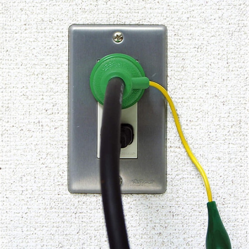 エスコ EA940MH-13B 15A/1m 過負荷・漏電保護兼用プラグ(防雨型) 1本 （ご注文単位1本）【直送品】