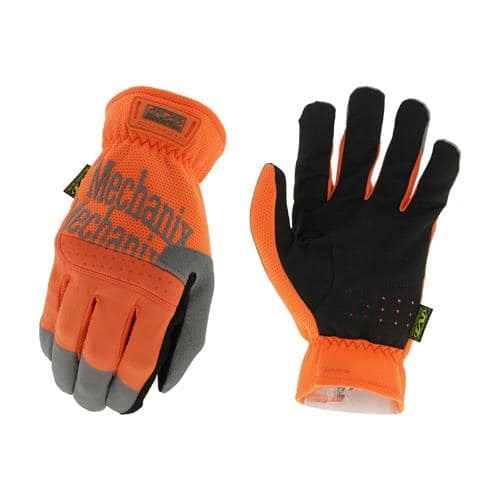 エスコ EA353BX-224A [XL] メカニクスグローブ(合成革/蛍光オレンジ 1組 （ご注文単位1組）【直送品】