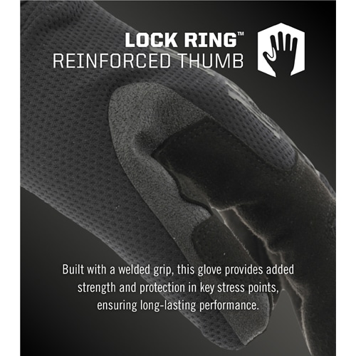 エスコ EA353BT-72A [M] メカニクスグローブ(合成革/黒) 1組 （ご注文単位1組）【直送品】