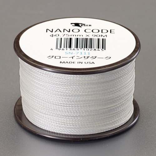 エスコ EA628BM-51 φ0.75mmx 90m ナノコード(蓄光) 1個 （ご注文単位1個）【直送品】