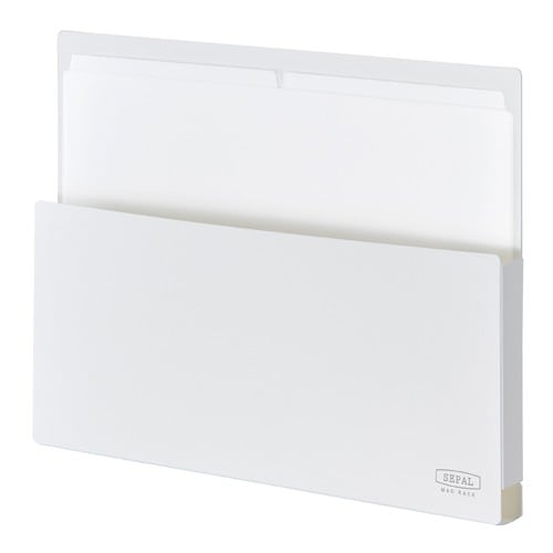 エスコ EA762FG-391 332x 24x245mm 収納ボックス(マグネット付/ホワイト) 1個 （ご注文単位1個）【直送品】