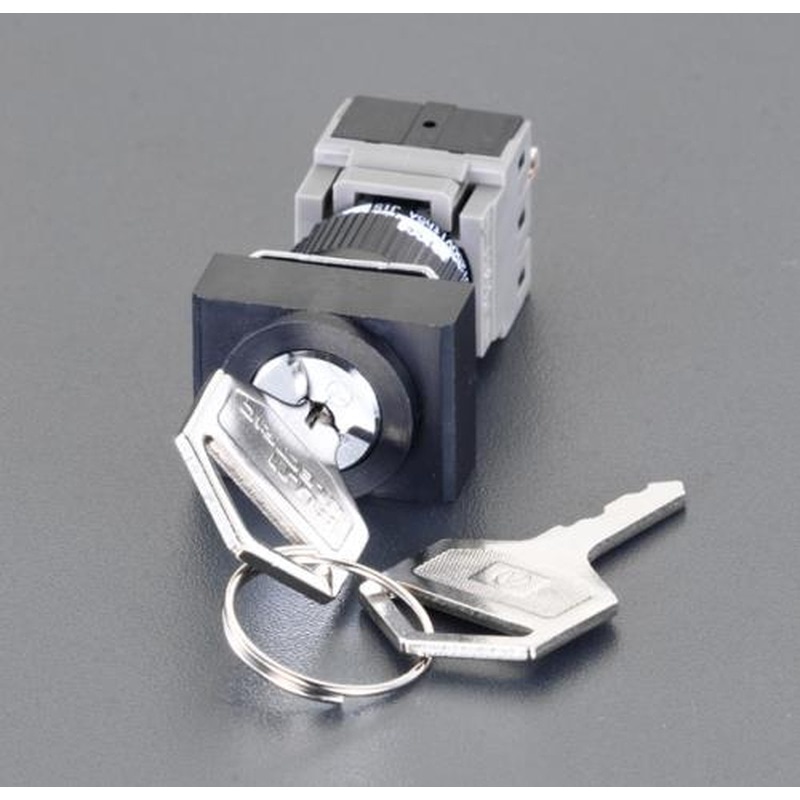 エスコ EA940D-65 16mmキー操作型スイッチ 1個（ご注文単位1個）【直送品】