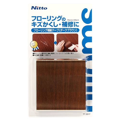 エスコ EA944SK-1A 75x900mm フローリング補修テープ(ダークブラウン) 1個 (ご注文単位1個)【直送品】