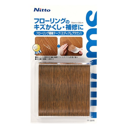 エスコ EA944SK-2A 75x900mm フローリング補修テープ(ミディアムブラウン) 1個 (ご注文単位1個)【直送品】