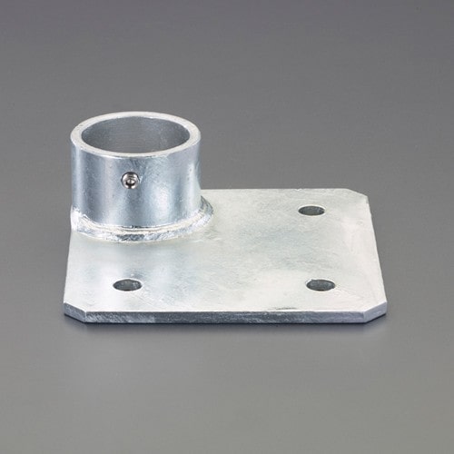 エスコ EA948TF-23BA 140x140mm/φ48.6mmパイプ用ベース(コーナー用) 1個 （ご注文単位1個）【直送品】