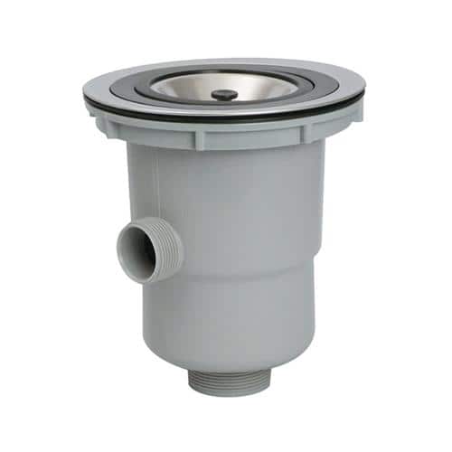 エスコ EA468D-72A G 2防臭排水トラップ(オーバーフロー付/樹脂製) 1個 （ご注文単位1個）【直送品】