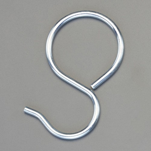 エスコ EA638DS-46 48.6mm 単管パイプフック(P型/5個) 1袋 （ご注文単位1袋）【直送品】