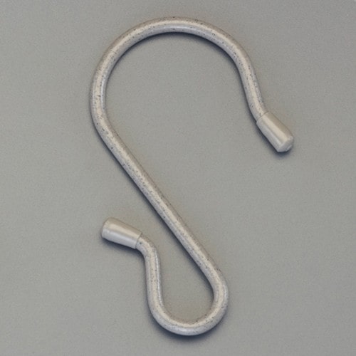 エスコ EA638DS-48 48.6mm 単管パイプフック(ネット用/被覆/5個) 1袋 （ご注文単位1袋）【直送品】