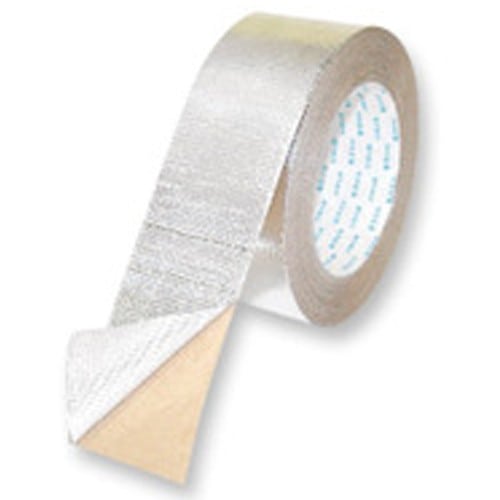 エスコ EA944SE-25 50mmx20m アルミテープ(耐熱・防炎・遮熱) 1巻 （ご注文単位1巻）【直送品】