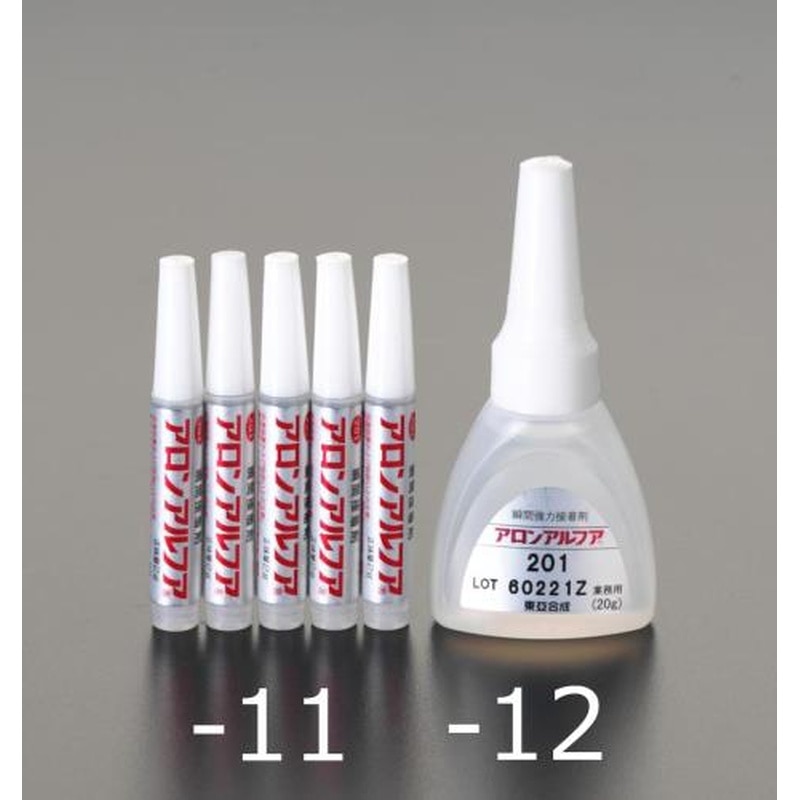 エスコ EA936CA-11 2gx5本アロンアルフア(#201) 1個(ご注文単位1個)【直送品】