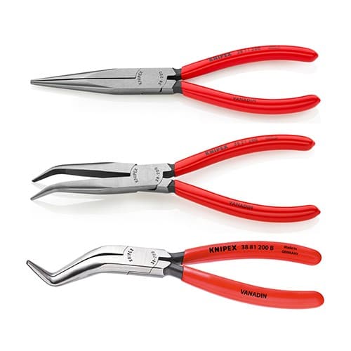 エスコ EA537PB-20 3本組/200mm メカニックプライヤーセット 1セット （ご注文単位1セット）【直送品】