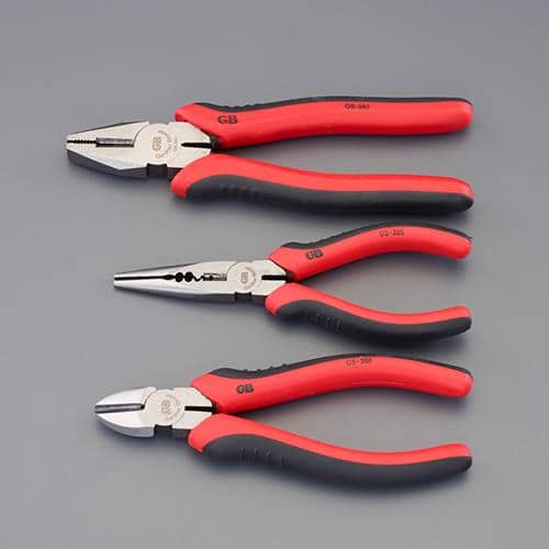 エスコ EA534GZ-30 3本組 プライヤーセット 1セット （ご注文単位1セット）【直送品】