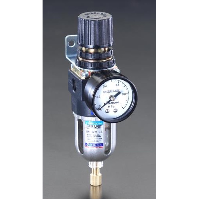 エスコ EA153CA-2 Rc1/4”エアーフィルター付レギュレーター 1個（ご注文単位1個）【直送品】