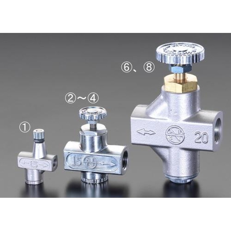 エスコ EA153EB-3 Rc3/8”流量調整器 1個（ご注文単位1個）【直送品】