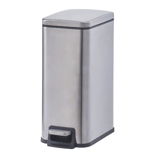 エスコ EA995A-157A 6L ダストボックス(ペダル開閉型・ステンレス製) 1個 （ご注文単位1個）【直送品】