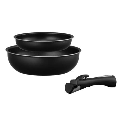 エスコ EA913VR-11B [ 3点組] 鍋・フライパンセット(IH対応) 1セット （ご注文単位1セット）【直送品】