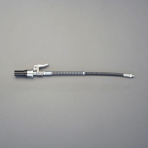 エスコ EA991CD-356 M10/300mm グリースポンプ用フレキホース(ロックカプラー付) 1セット （ご注文単位1セット）【直送品】