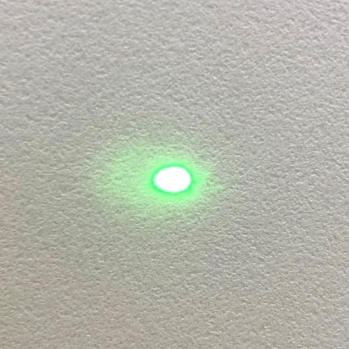 エスコ EA780XP-37S φ13.2x160mm グリーンレーザーポインター(充電池セット) 1セット （ご注文単位1セット）【直送品】