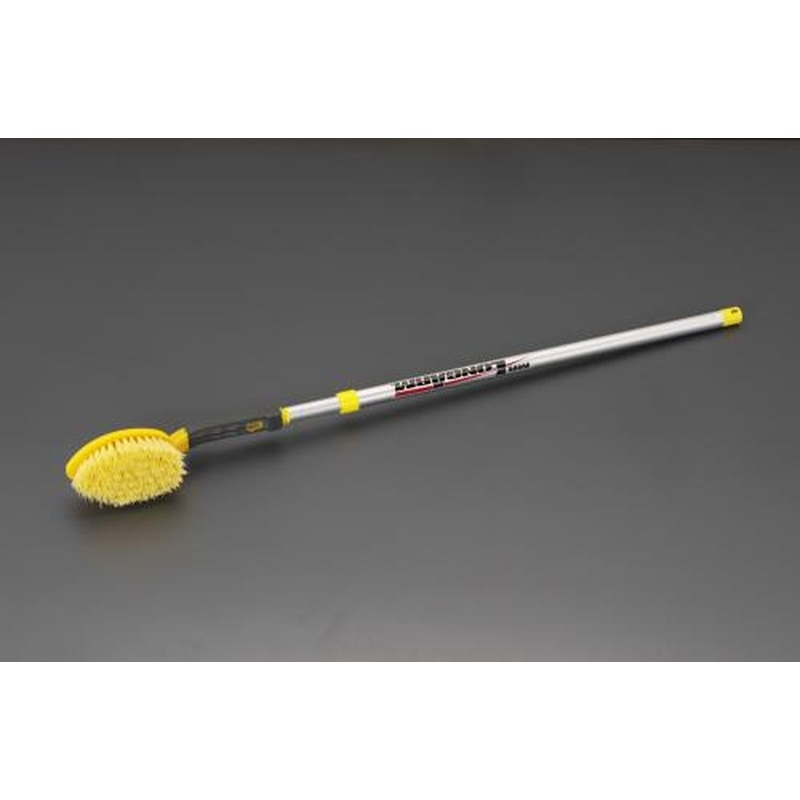 エスコ EA928AK-133A 洗浄ブラシ(伸縮型アルミハンドル付) 1個（ご注文単位1個）【直送品】