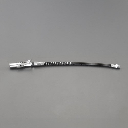 エスコ EA991CN-212 1/8NPTx450mmグリースガン用フレキホース(ロックカプラー付 1セット （ご注文単位1セット）【直送品】
