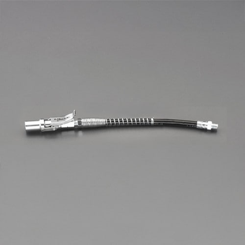 エスコ EA991CN-211 1/8NPTx300mmグリースガン用フレキホース(ロックカプラー付 1セット （ご注文単位1セット）【直送品】