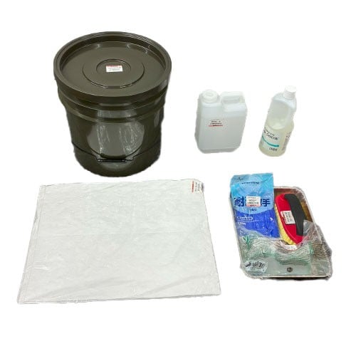 エスコ EA929DH-83 緊急油吸着・洗浄キット(携帯用) 1セット （ご注文単位1セット）【直送品】