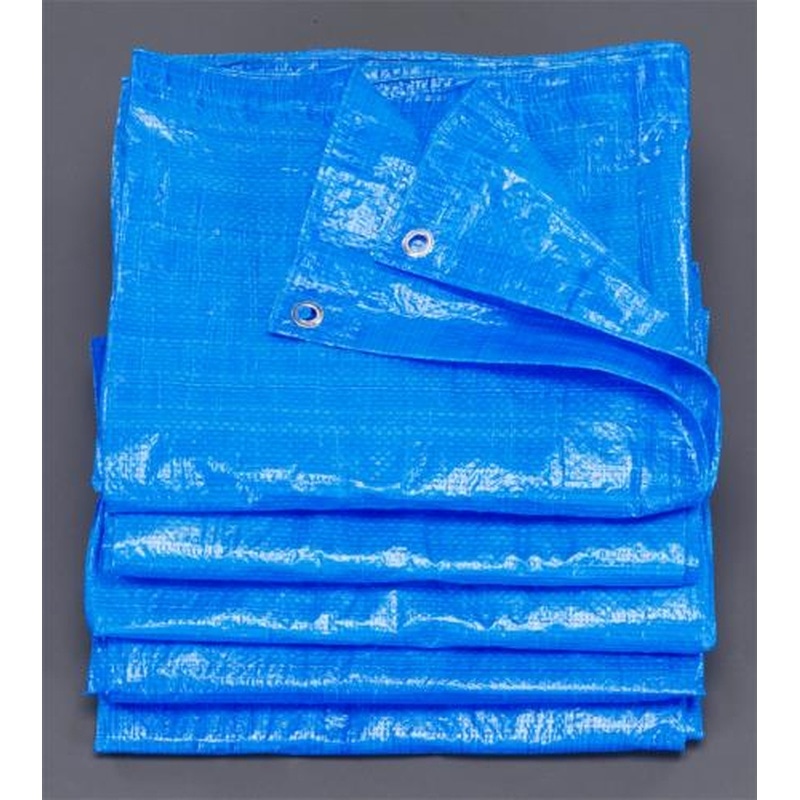 エスコ EA911AB-3 5.4x7.2m/0.06mmブルーシート(5枚) 1個（ご注文単位1個）【直送品】