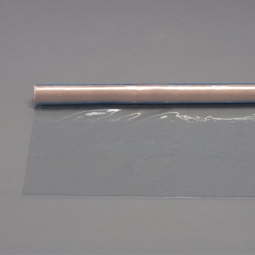 エスコ EA911AG-318 1370x0.3mmx10m PVC製フィルム(防炎/帯電防止) 1巻 (ご注文単位1巻)【直送品】