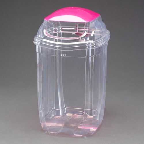 エスコ EA995CA-20A 90L 透明ダストボックス(一般用) 1個 （ご注文単位1個）【直送品】