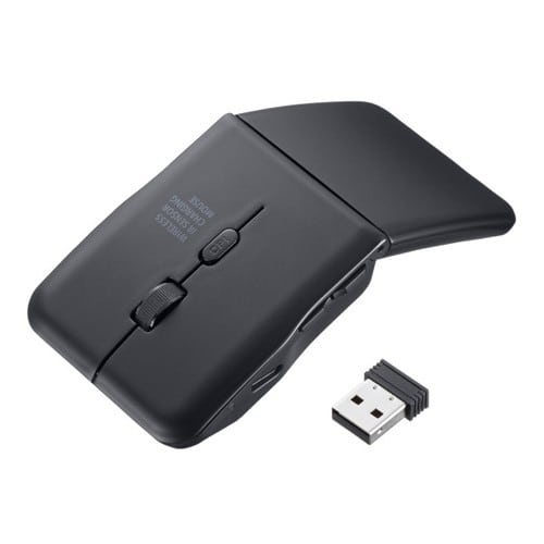 エスコ EA764AA-217A [充電式] ワイヤレスマウス(薄型) 1個 （ご注文単位1個）【直送品】