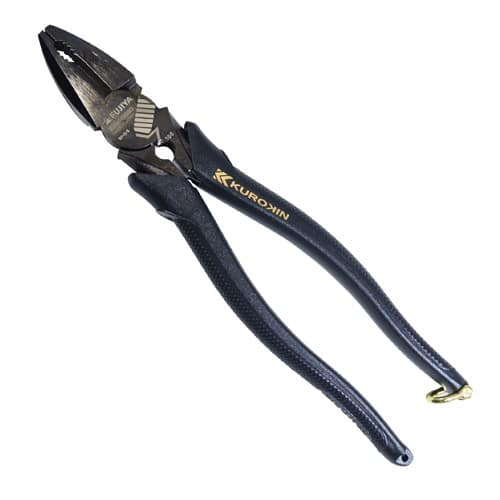 エスコ EA534DE-2 225mm 電工ペンチ(ねじ山修正機能付/偏芯型 1本 （ご注文単位1本）【直送品】