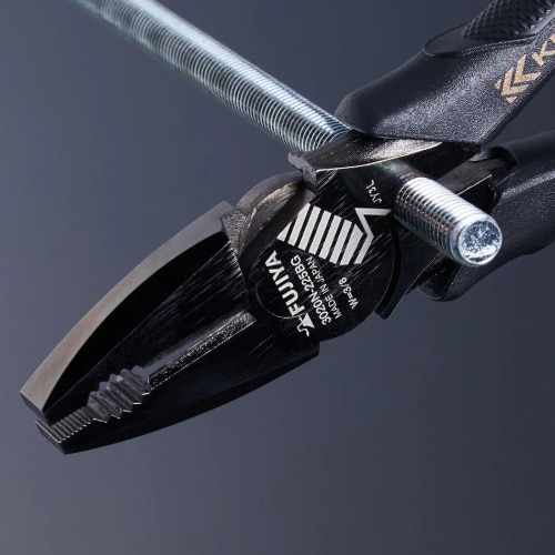 エスコ EA534DE-2 225mm 電工ペンチ(ねじ山修正機能付/偏芯型 1本 (ご注文単位1本)【直送品】