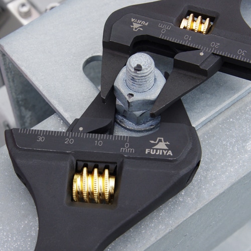 エスコ EA530JD-2 214.7mm/38mm モンキーレンチ(薄口) 1本 （ご注文単位1本）【直送品】