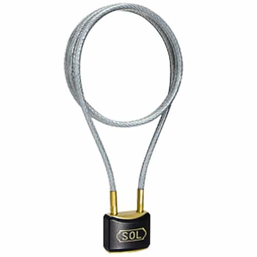 エスコ EA983TT-52A 900mm ワイヤー錠 1個 （ご注文単位1個）【直送品】