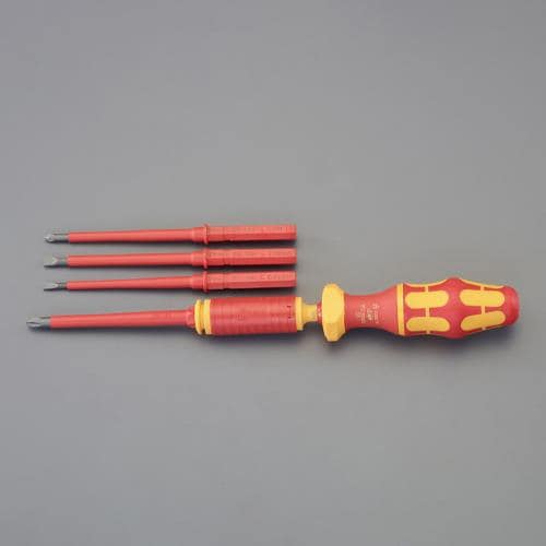 エスコ EA723VK-21 4本組 [差替式]絶縁トルクドライバーセット 1セット （ご注文単位1セット）【直送品】