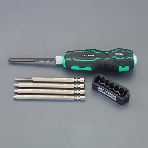 エスコ EA584AG-32 5本組 ドライバー型エキストラクター(軽傷用) 1セット （ご注文単位1セット）【直送品】