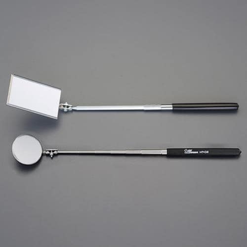 エスコ EA724CD-100 [丸形・角形]伸縮サービスミラーセット 1セット （ご注文単位1セット）【直送品】