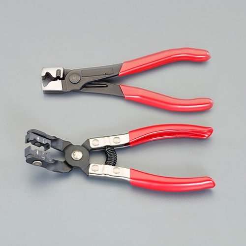 エスコ EA463PS-10 2本組 ホースクランププライヤーセット 1セット （ご注文単位1セット）【直送品】