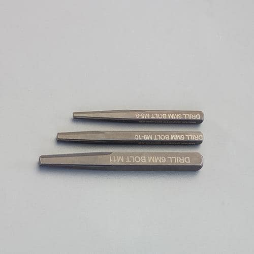 エスコ EA584AM-10 M8-M12/3本組 スクリューエキストラクター 1セット （ご注文単位1セット）【直送品】