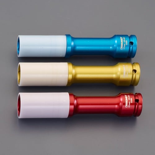 エスコ EA164DZ-300 1/2DR/17-21mm ホイールナット用インパクトロングソケット 1セット （ご注文単位1セット）【直送品】