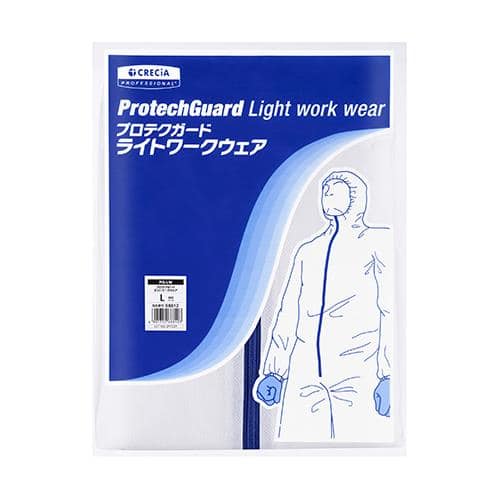 エスコ EA996AY-16B [L] 使い捨て防護服 1枚 （ご注文単位1枚）【直送品】