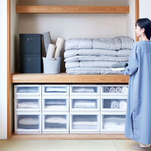 エスコ EA506MA-15A 440x740x230mm 引出し式収納ケース(2個) 1セット （ご注文単位1セット）【直送品】