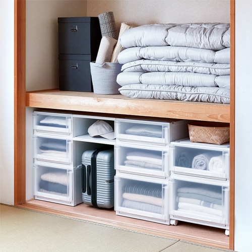 エスコ EA506MA-15A 440x740x230mm 引出し式収納ケース(2個) 1セット （ご注文単位1セット）【直送品】