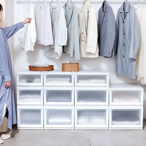 エスコ EA506MA-6A 400x550x300mm 引出し式収納ケース(2個) 1セット （ご注文単位1セット）【直送品】