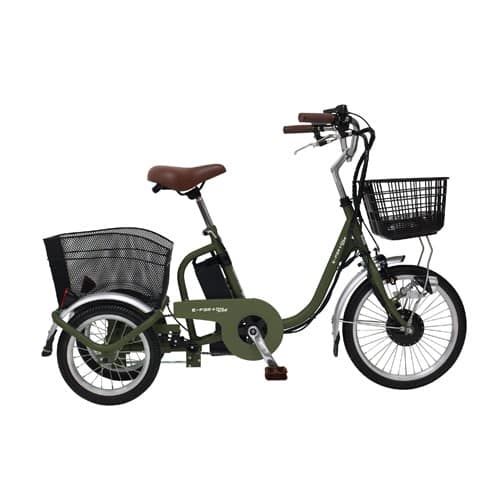 エスコ EA986YB-25 18インチ 電動三輪自転車 1台 (ご注文単位1台)【直送品】