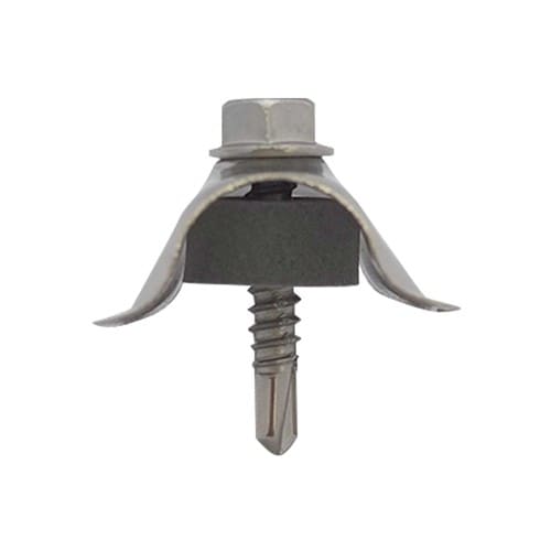 エスコ EA952CD-21 5x25mm 波板用ビス(鉄下地用/SUS座金/100個) 1箱 （ご注文単位1箱）【直送品】