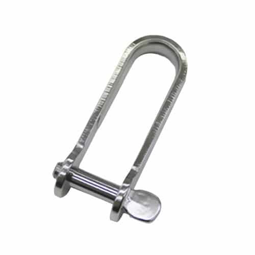 エスコ EA638DD-36 4.0mm ねじ式ロングシャックル(ステンレス製) 1個 （ご注文単位1個）【直送品】